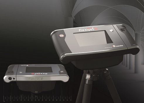 Das mobile 3D-Laseraufmaßsystem Flexijet macht`s möglich: beim Kunden millimetergenau vermessen und zeichnen