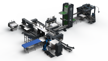 Baumannperfecta liefert als erster und einziger Hersteller vollautomatische Schüttel- und Schneidesysteme für die grafische Industrie.